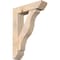 Ekena Millwork Funston Slat Smooth Bracket w/ Offset Brace, Douglas Fir, 7 1/2"W x 30"D x 42"H BKT0806X30X42FST06SDF - alternate 1
